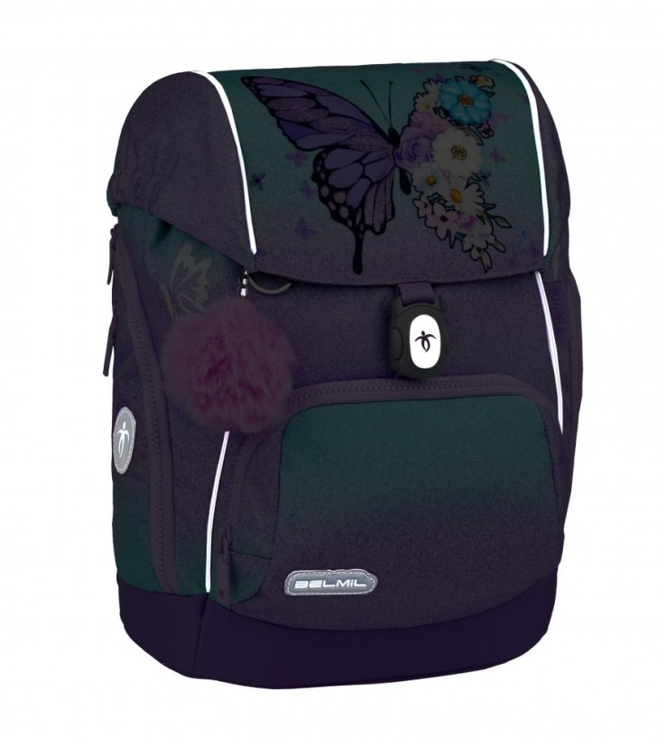 Školní batoh Belmil Premium 405-73/P Comfy Plus Serenity (set s penálem, pouzdrem  a sáčkem)