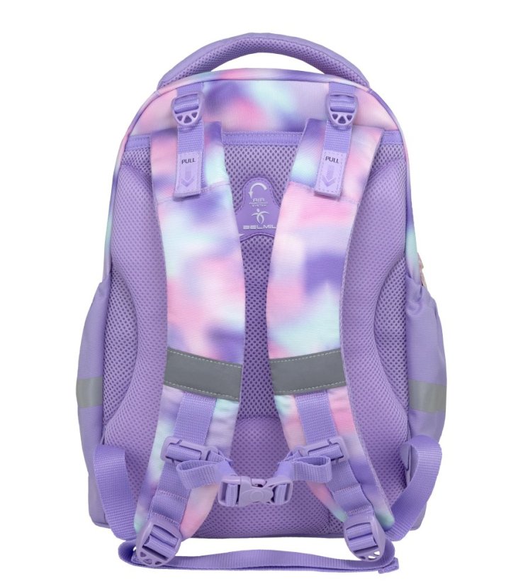 School backpack Belmil 338-87 Leisure Plus Bright Rainbow Unicorn