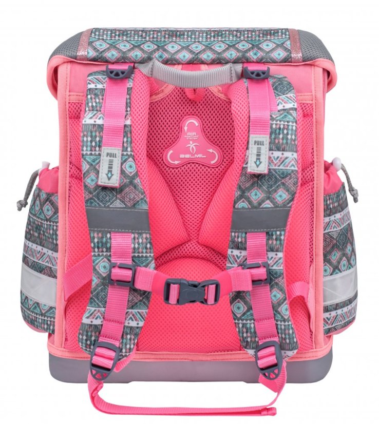Školní aktovka Belmil 403-13 Classy Horse Aruba Blue (set s penálem a sáčkem) + DÁREK