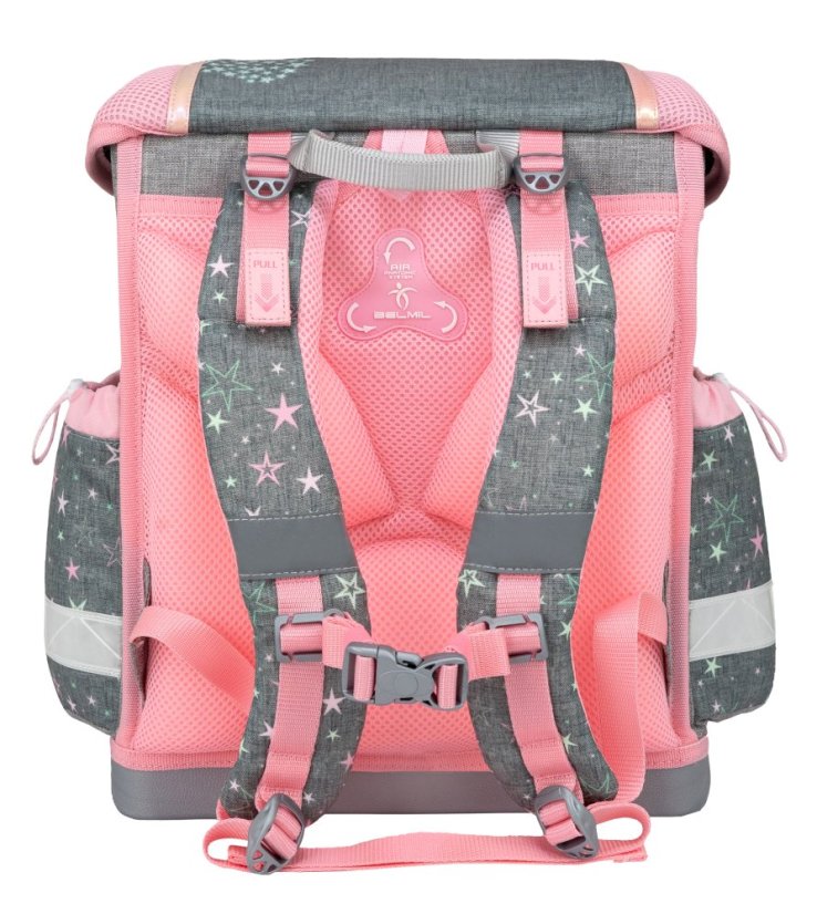 Školní aktovka Belmil 403-13 Classy Shine Bright (set s penálem a sáčkem) + DÁREK