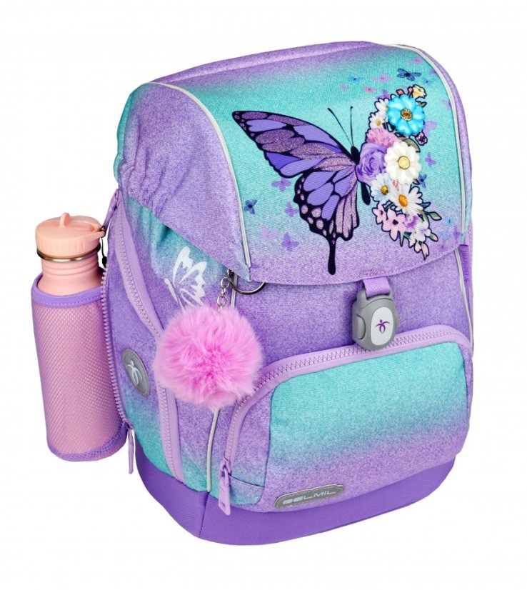 Školní batoh Belmil Premium 405-73/P Comfy Plus Serenity (set s penálem, pouzdrem  a sáčkem)