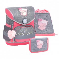 School bag Belmil 405-41 Compact Little Owl (set with pencil case and gym bag)