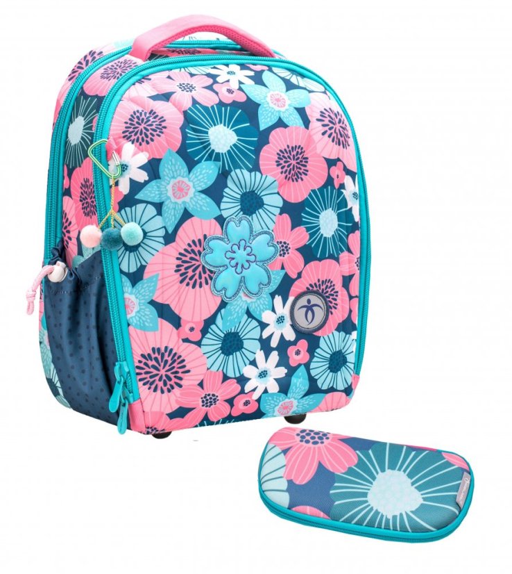 School bag Belmil 338-82 Sturdy Floral (set with pencil case)