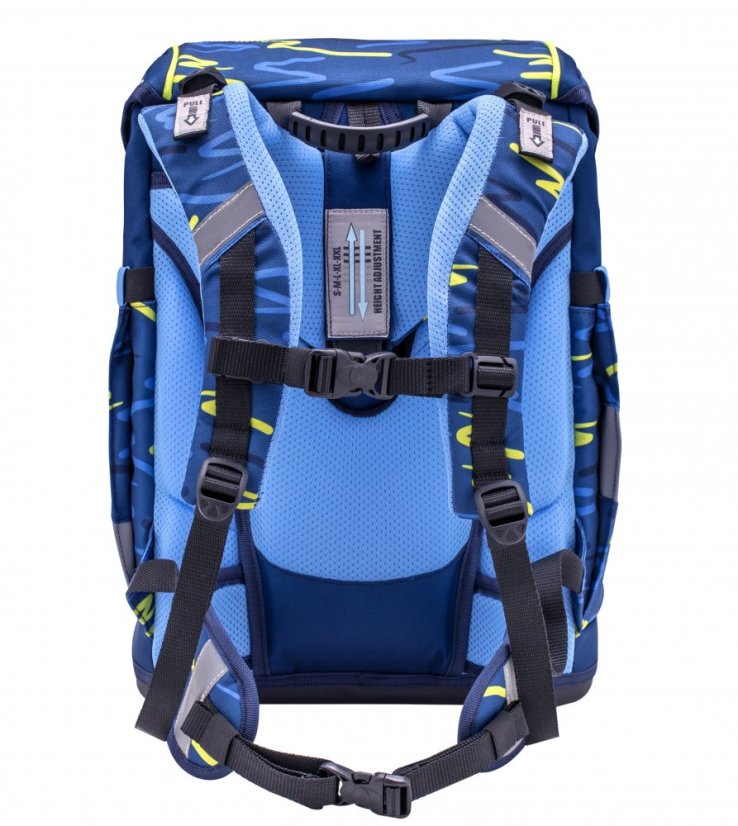 Školní batoh Belmil 405-51 Smarty Sketch Lime Green (set s penálem a sáčkem) + DÁREK