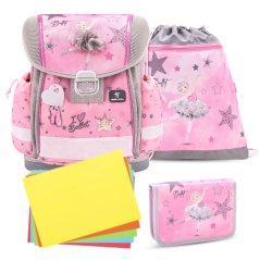 Školská taška Belmil 403-13 Classy Ballet Light Pink (set s peračníkom a vreckom) + DARČEK