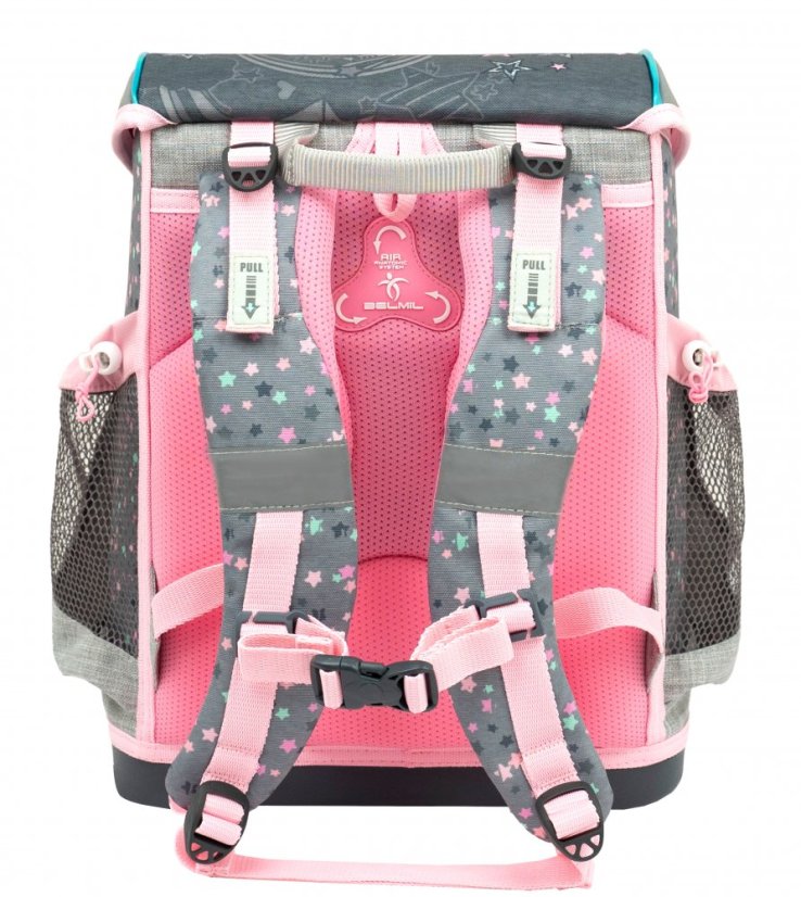 Školní aktovka Belmil 405-33 Mini-Fit Shine Like A Star (set s penálem a sáčkem) + DÁREK