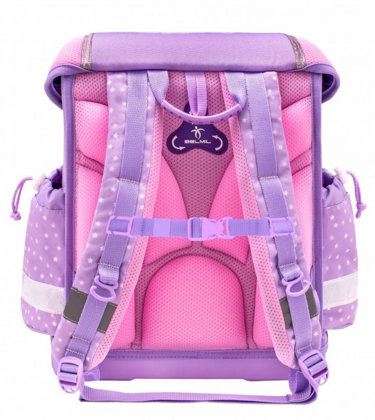 School bag Belmil 403-13 Classy Rainbow Unicorn 2 (set with pencil case and gym bag)