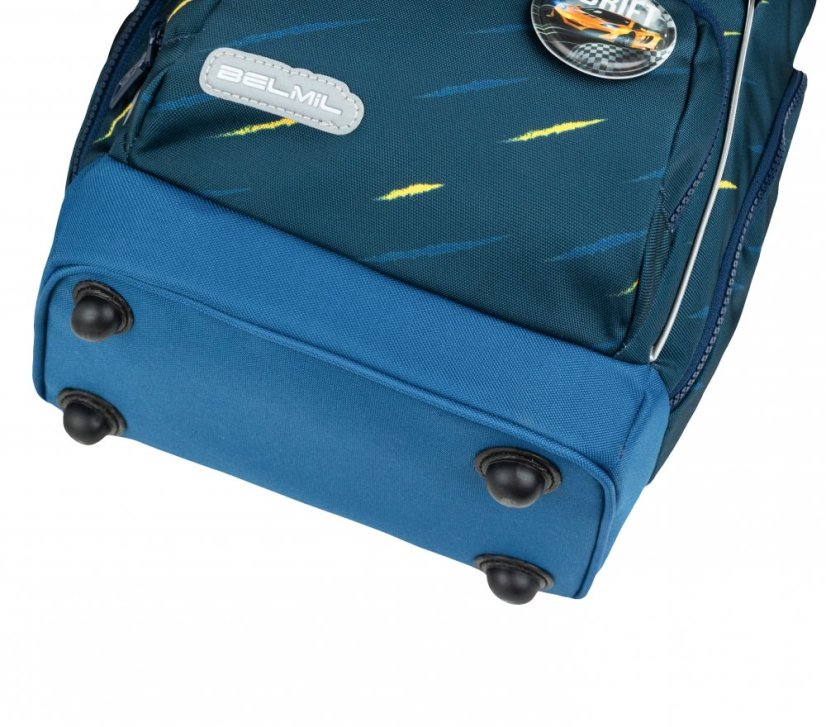 Školní batoh Belmil Premium 405-73/P Comfy Plus Orion blue (set s penálem, pouzdrem, sáčkem a 4 nálepky)