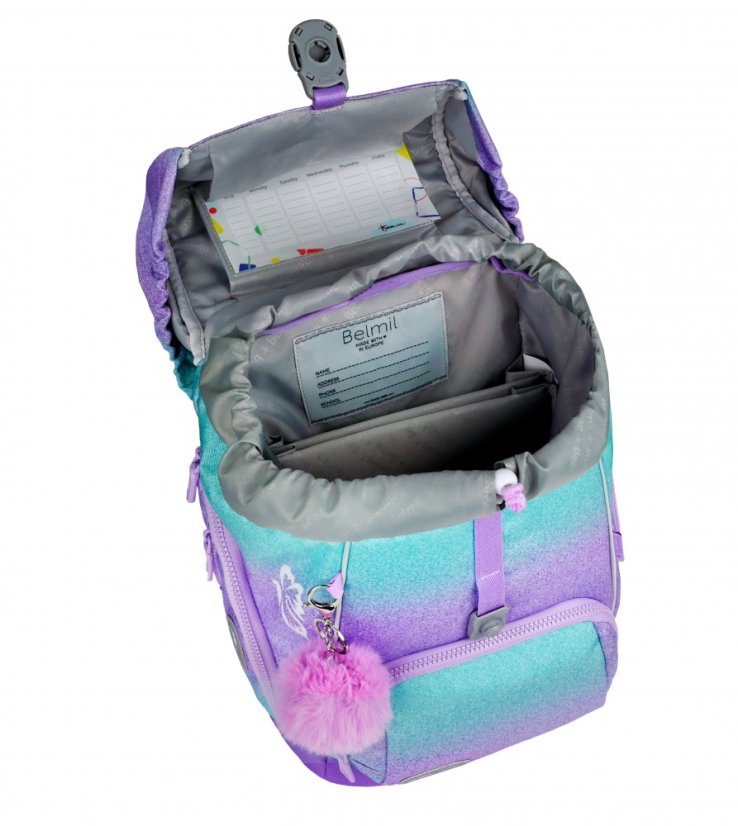 Školní batoh Belmil Premium 405-73/P Comfy Plus Serenity (set s penálem, pouzdrem  a sáčkem)