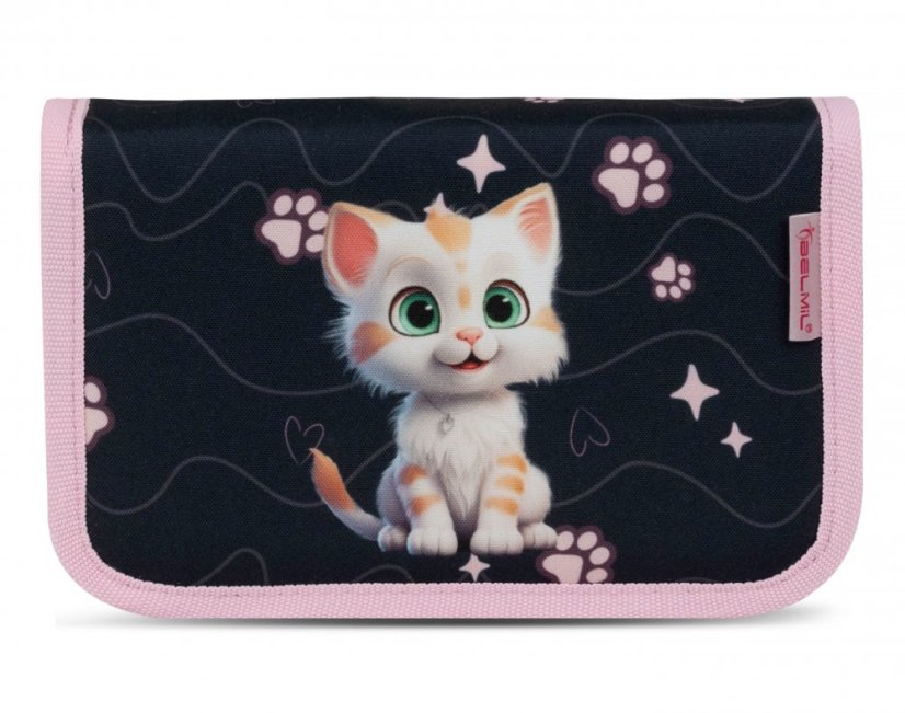 Školní aktovka Belmil 405-41 Compact Cute Kitten (set s penálem a sáčkem) + DÁREK