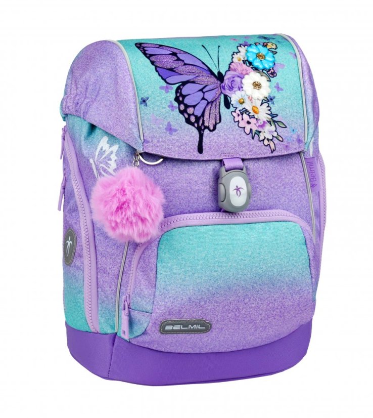 Školní batoh Belmil Premium 405-73/P Comfy Plus Serenity (set s penálem, pouzdrem  a sáčkem)