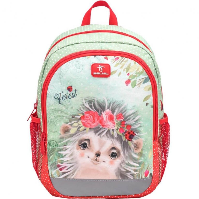 Kids backpack Belmil 305-4/A Animal Forest Hedgehog