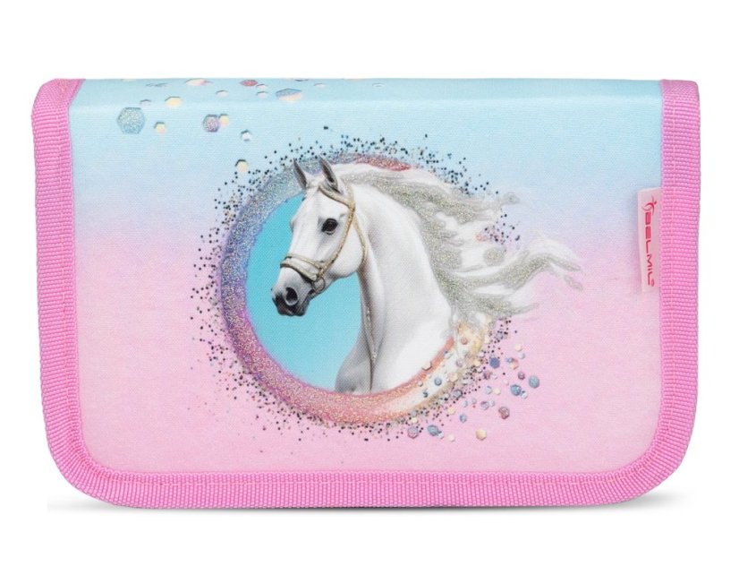 Školní aktovka Belmil 403-13 Classy Dream Hooves Pinky (set s penálem a sáčkem) + DÁREK