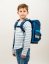 Školní aktovka Belmil 405-41 Compact Racing Blue Neon (set s penálem a sáčkem) + DÁREK