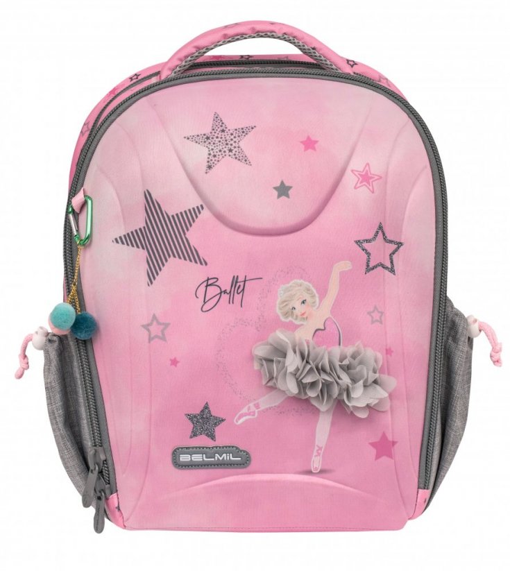 Školská taška Belmil 338-82 Sturdy Ballet Light Pink (set s peračníkom)