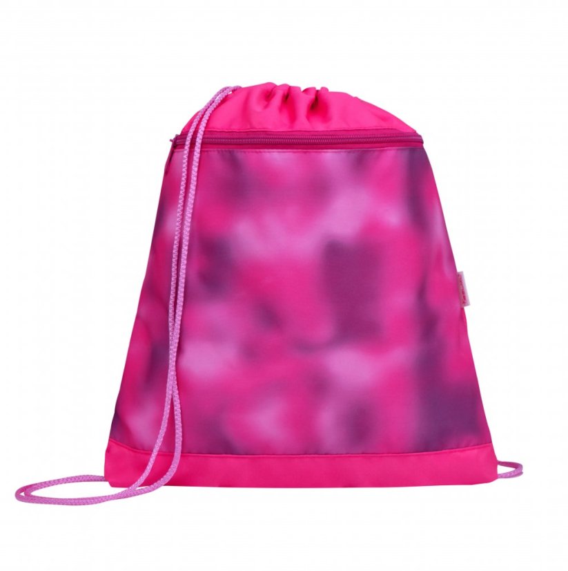 Tornister szkolny Belmil 403-13 Classy Shiny Pink (zestaw z piórnikiem i workiem) + PREZENT