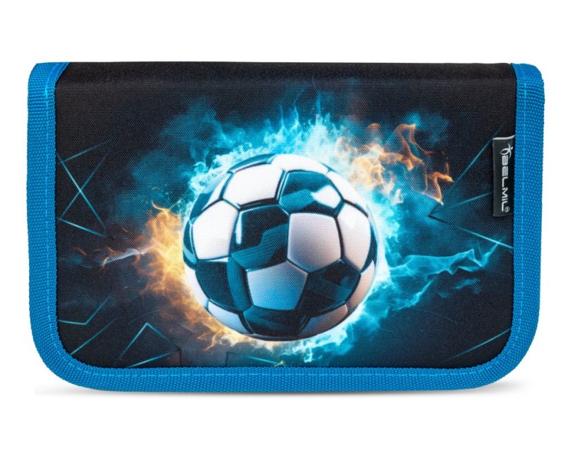 Školní aktovka Belmil 403-13 Classy Fire Football (set s penálem a sáčkem) + DÁREK