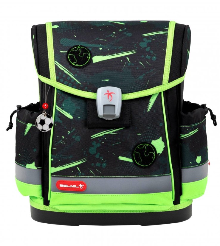 Školní aktovka Belmil 405-78 Classy Plus Neon Sport (set s penálem a sáčkem) + DÁREK