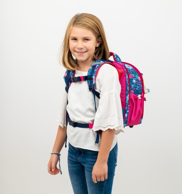 School bag Belmil 338-82 Sturdy Butterfly (set with pencil case)