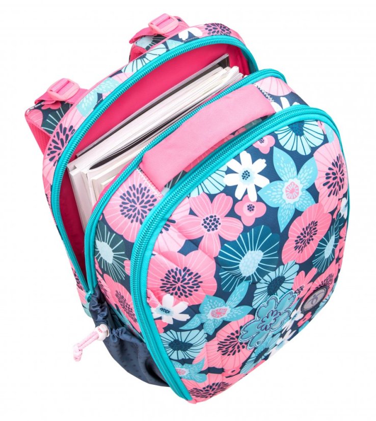 School bag Belmil 338-82 Sturdy Floral (set with pencil case)