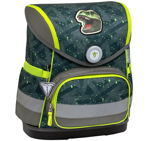 Školní aktovka Belmil 405-41 Compact T-rex Roar (set s penálem a sáčkem) + DÁREK