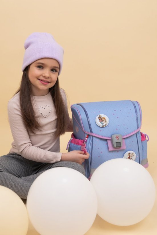 Školní aktovka Belmil 405-78 Classy Plus Lavander (set s penálem a sáčkem) + DÁREK