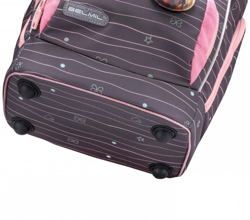 Školní batoh Belmil Premium 405-73/P Comfy Plus Mint (set s penálem, pouzdrem, sáčkem a 6 nálepek)