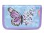 School bag Belmil 405-33 Mini-Fit Purple Blue Butterfly (set with pencil case and gym bag) + GIFT