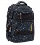 Školský batoh Belmil Wave 338-72 Infinity Black and Yellow Dots