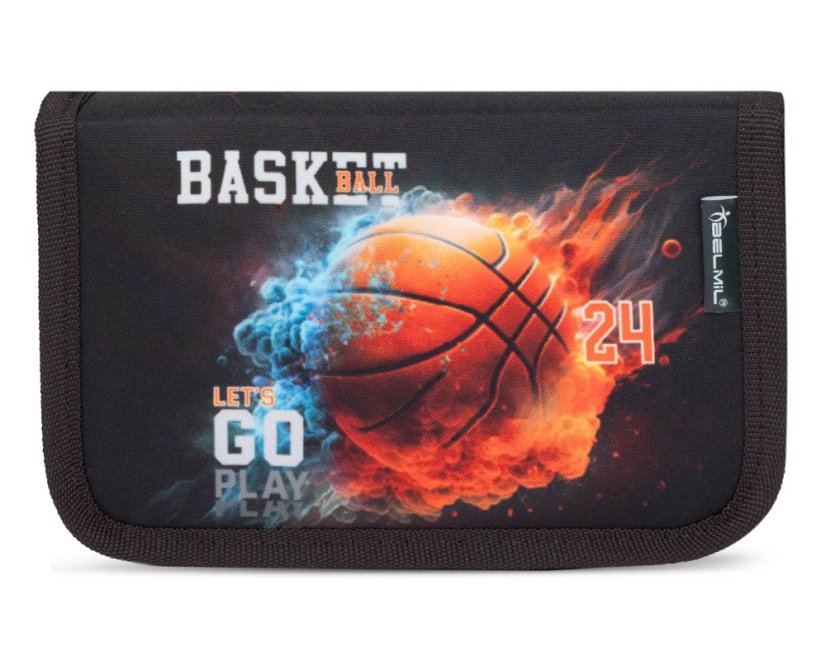 Školní aktovka Belmil 403-13 Classy Basket Inferno (set s penálem a sáčkem) + DÁREK