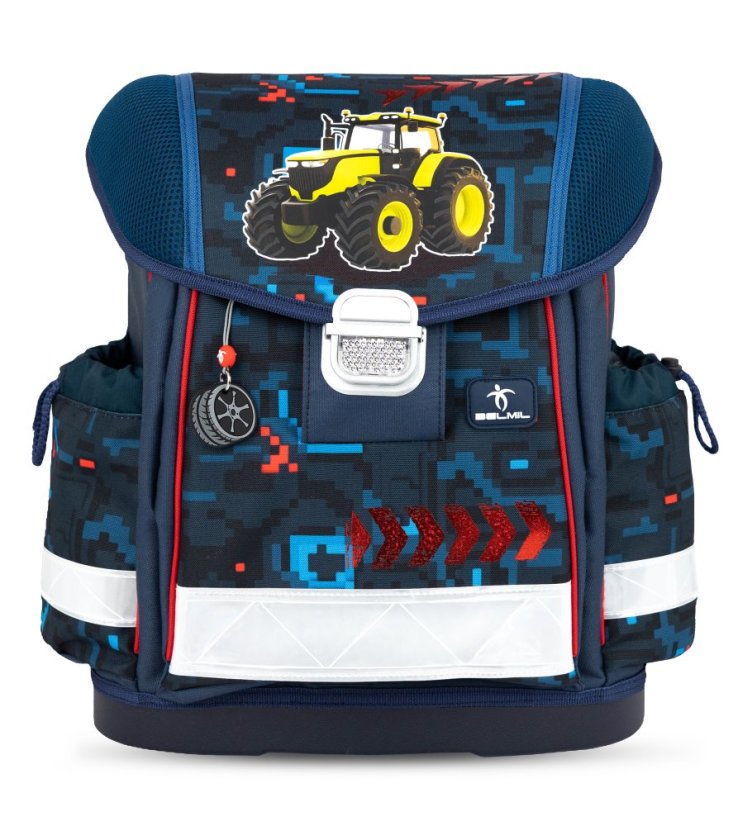 Školní aktovka Belmil 403-13 Classy PixelTrak (set s penálem a sáčkem) + DÁREK