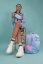 Plecak szkolny Belmil Wave 338-92 Infinity Move Waves Lavander