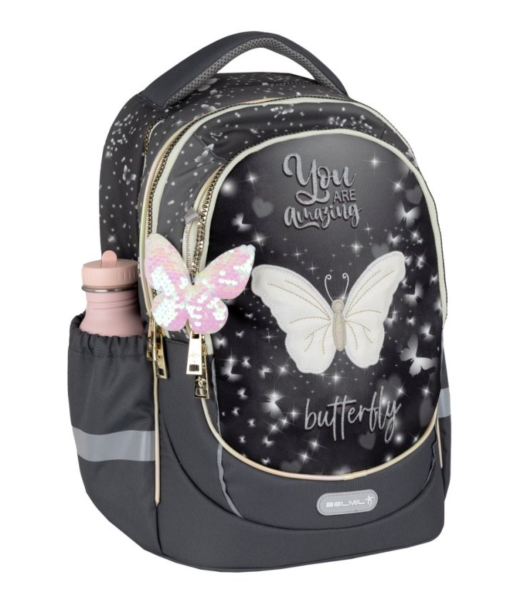 Plecak szkolny Belmil 338-87 Leisure Plus Amazing Butterfly