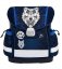 School bag Belmil 403-13 Classy Wolf Mosaic Grey (set with pencil case and gym bag) + GIFT