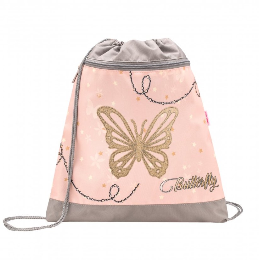 Školská taška Belmil 403-13 Classy Butterfly (set s peračníkom a vreckom)