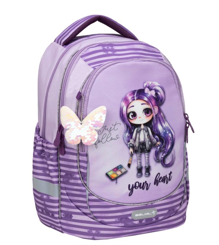 Školní batoh Belmil 338-87 Leisure Plus Paint My Stars