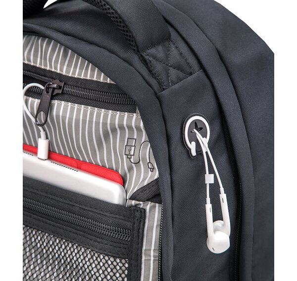 Plecak szkolny Belmil Wave 338-72 Infinity Black