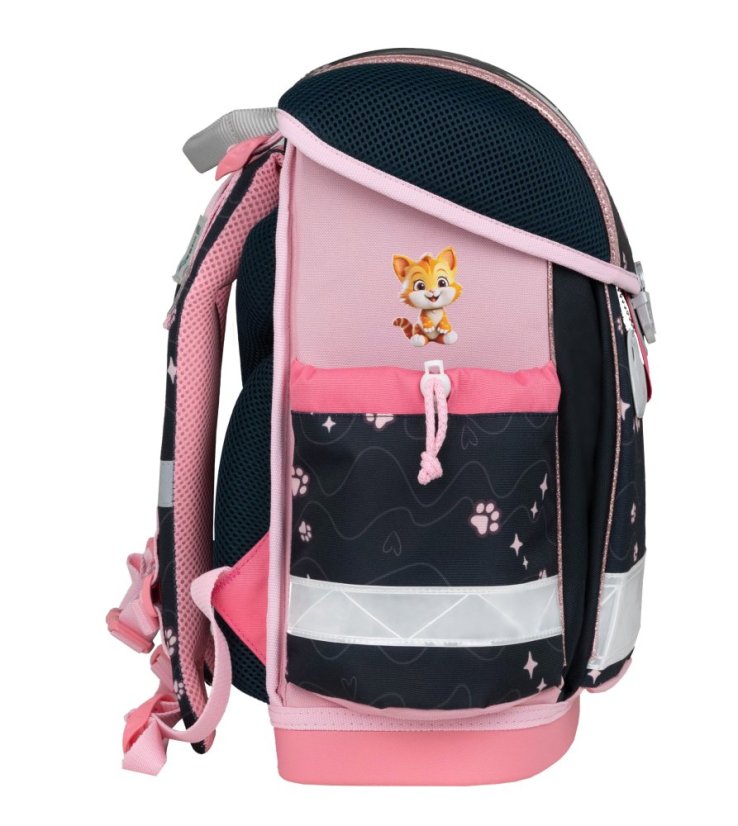Školská taška Belmil 403-13 Classy Cute Kitten (set s peračníkom a vreckom) + DARČEK