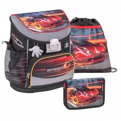 School bag Belmil 405-33 Mini-Fit Crazy Race (set with pencil case and gym bag)