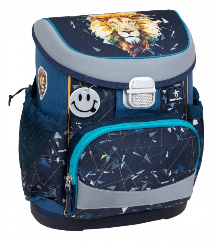 Školská taška Belmil 405-33 Mini-Fit Lion (set s peračníkom a vreckom)