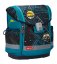 Školní aktovka Belmil 405-78 Classy Plus Racing Car Blue (set s penálem a sáčkem) + DÁREK