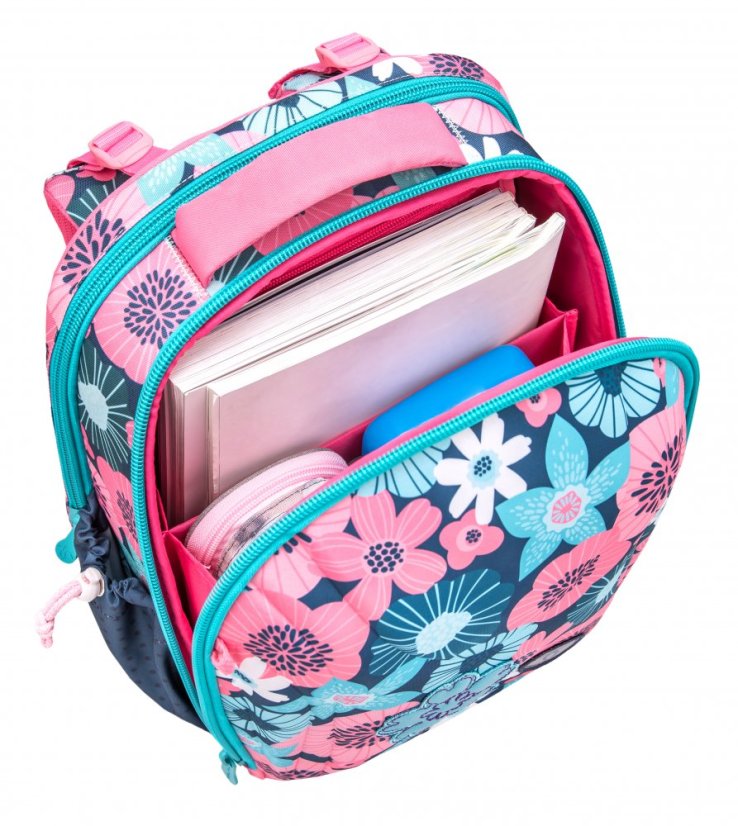School bag Belmil 338-82 Sturdy Floral (set with pencil case)