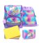 Tornister szkolny Belmil 405-41 Compact Rainbow Color (zestaw z piórnikiem i workiem) + PREZENT