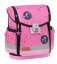 Školní aktovka Belmil 405-78 Classy Plus Pink Black (set s penálem a sáčkem) + DÁREK