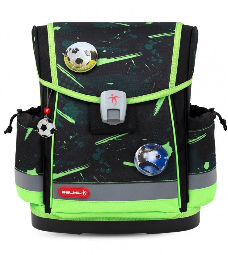 Školní aktovka Belmil 405-78 Classy Plus Neon Sport (set s penálem a sáčkem) + DÁREK