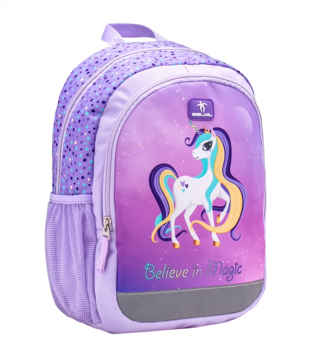 Detský batoh Belmil 305-4/A Unicorn Purple