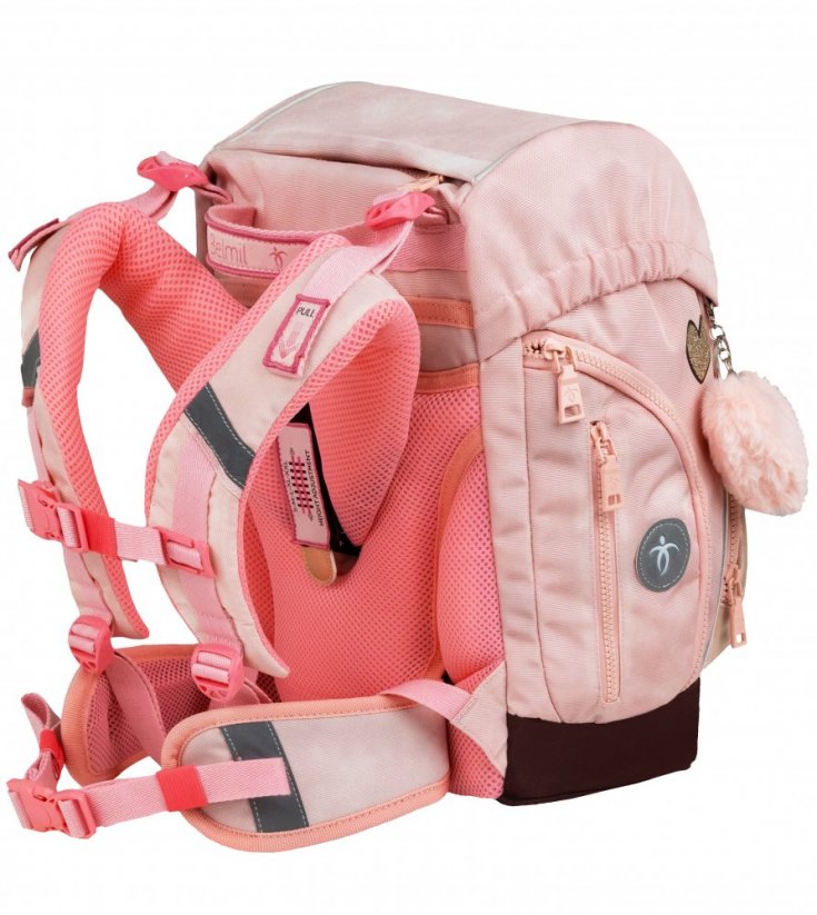 Iskolai hátizsák Belmil Premium 405-73/P Comfy Plus Glam (szett táska, 2 tolltartó, tornazsák)