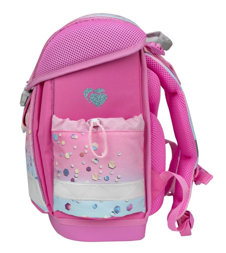 Školní aktovka Belmil 403-13 Classy Dream Hooves Pinky (set s penálem a sáčkem) + DÁREK