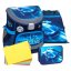 Školská taška Belmil 405-33 Mini-Fit Racing Blue Neon (set s peračníkom a vreckom) + DARČEK