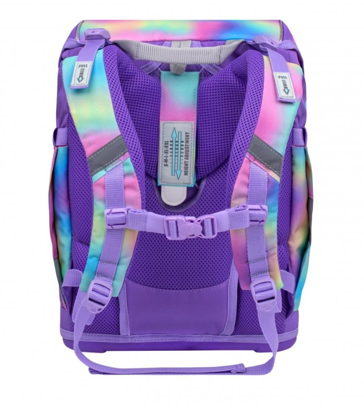Školní batoh Belmil 405-51 Smarty Rainbow Color (set s penálem a sáčkem)